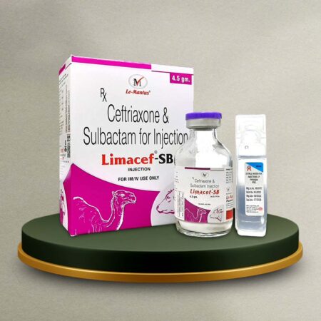 Ceftriaxone 3 gm, Salbactum 1.5 gm